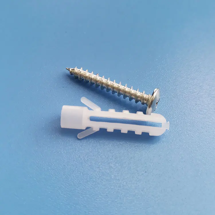 self-tapping screw expansion tube plastic anchor plug 6*25 expansion plug screw accessories package