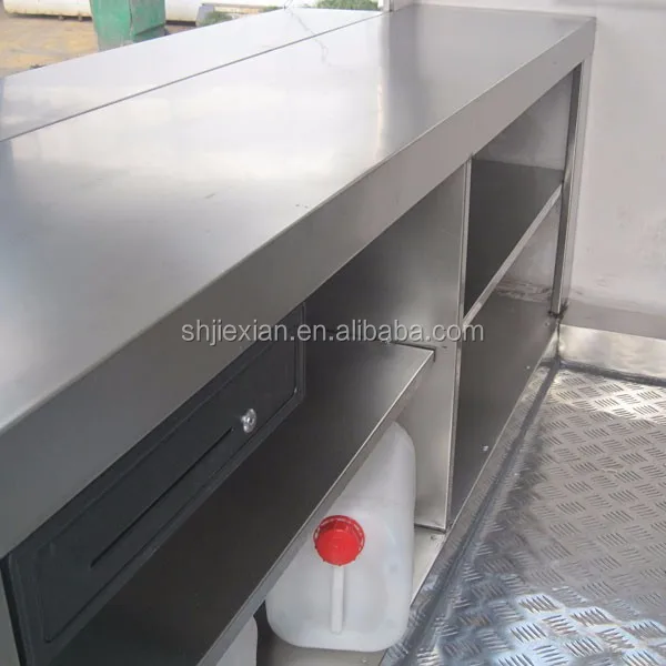 JX-FR220B Hot sale kitchen street food crepe trailer food truck vintage round food trailer