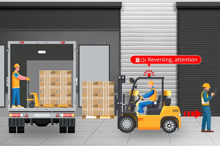 Forklift safety overspeed alarm warning speed governor adjustment forklift truck speed limiter