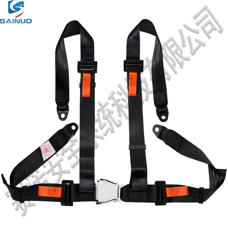Racing 4-Point Seat Belt for Roller Coaster Kart Dodgem