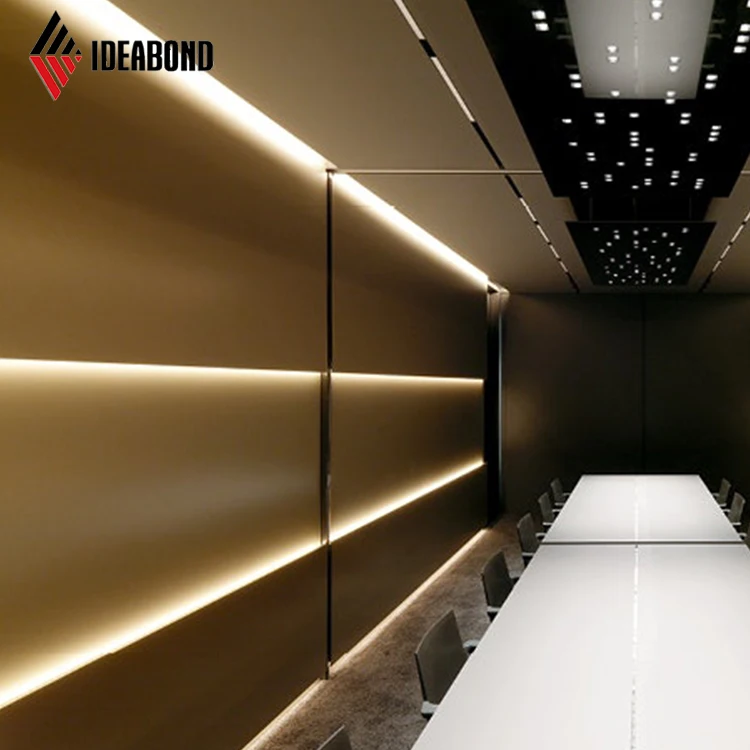 ACP Interor декоративные металлические эффектные дизайнерские материалы матовая отделка алюминиевая композитная панель Alucobond