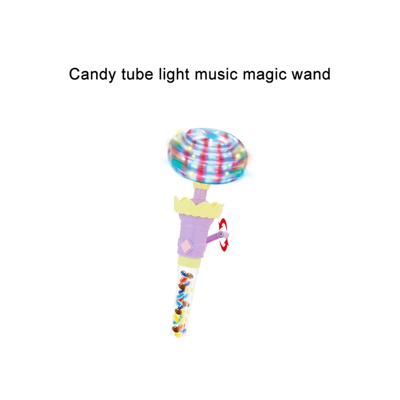 2023 детские сладкие игрушки конфеты трубка легкая музыка волшебная палочка пустые