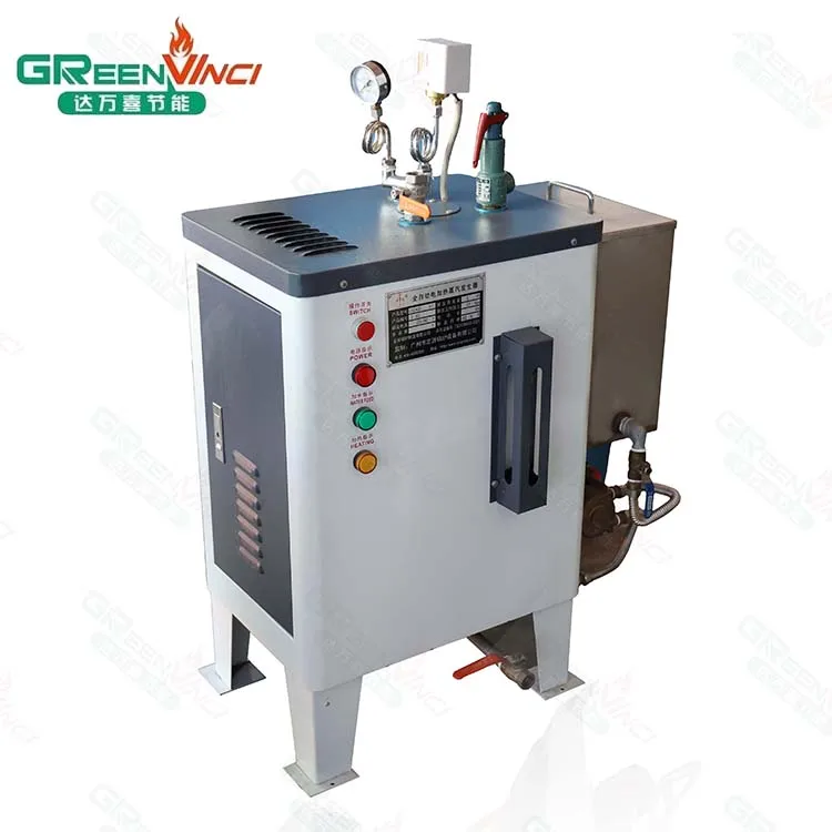 Greenvinci energy saving automatic 80kg 220V small vertical garment ironing laundry industrial electric steam boiler