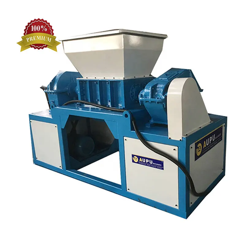 
waste plastic and wood shredder machine 
