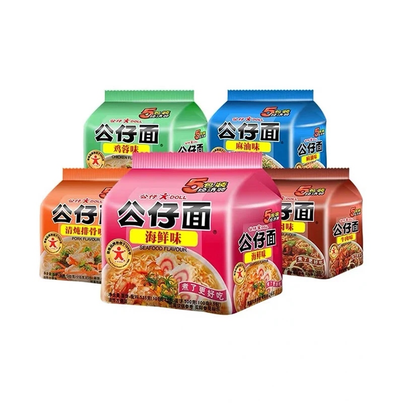 Wholesale Food Organic Instant Noodles Ramen Noodle Whole Box Of Seafood Instant Noodles