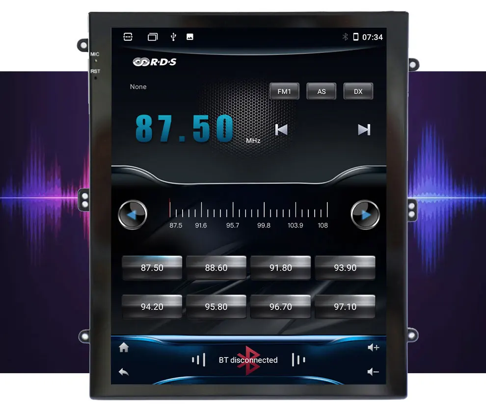 Gps Navigator With Back Camera Wireless Android Auto Touch Screen Car Android Headunit WiFi Hotspot Integrated Car Screen