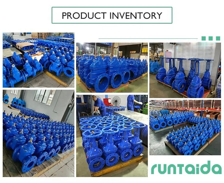 6 inch 200mm PN16 water manual type flanged cast iron rising stem sluice gate valve