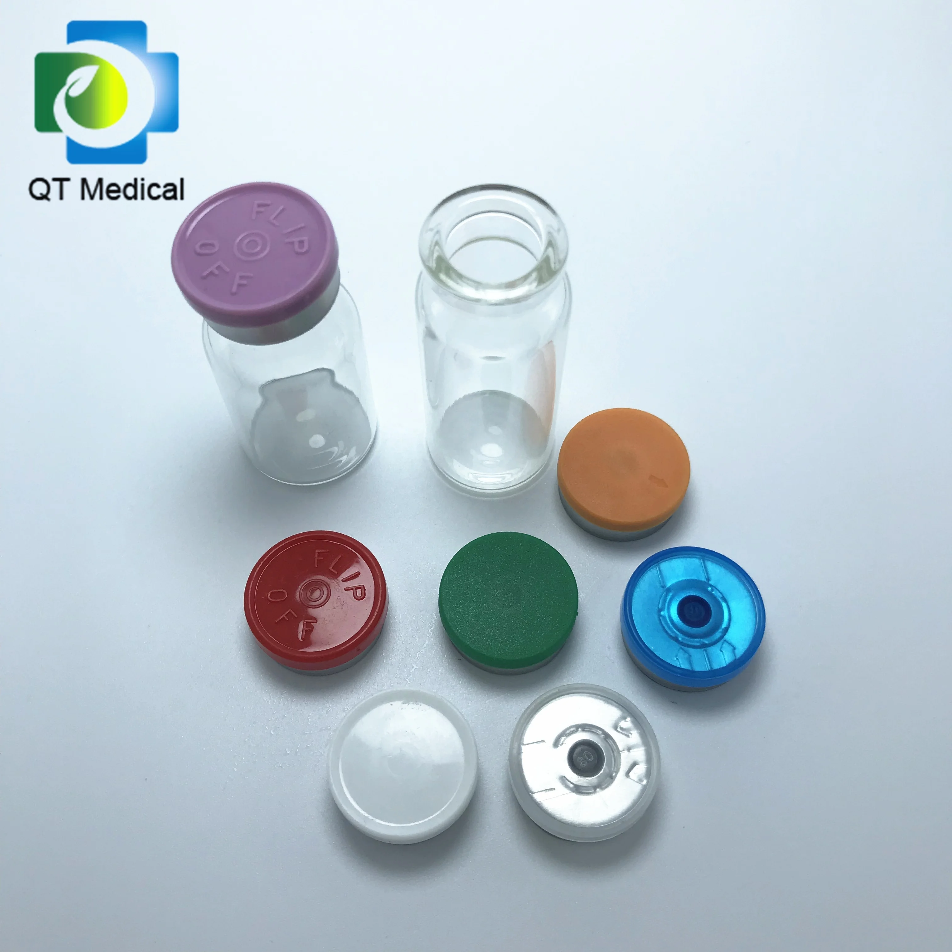 double inner Glass Bottle cosmetic vial bottle storage jars and vials light bulb shape bottle