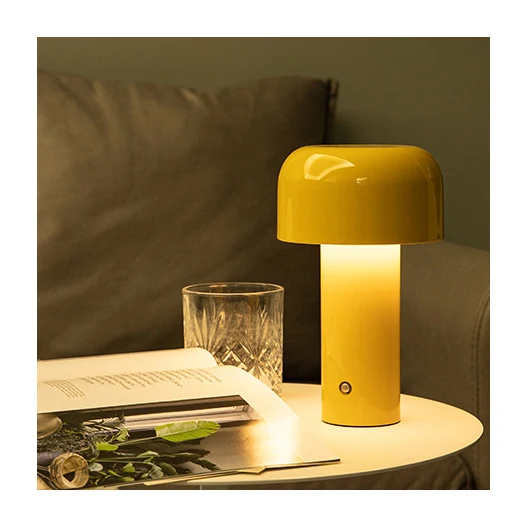 Nordic Minimalist Home Decoration Mushroom Table Lamp Cordless Bedside Lamps Led Table Lamp