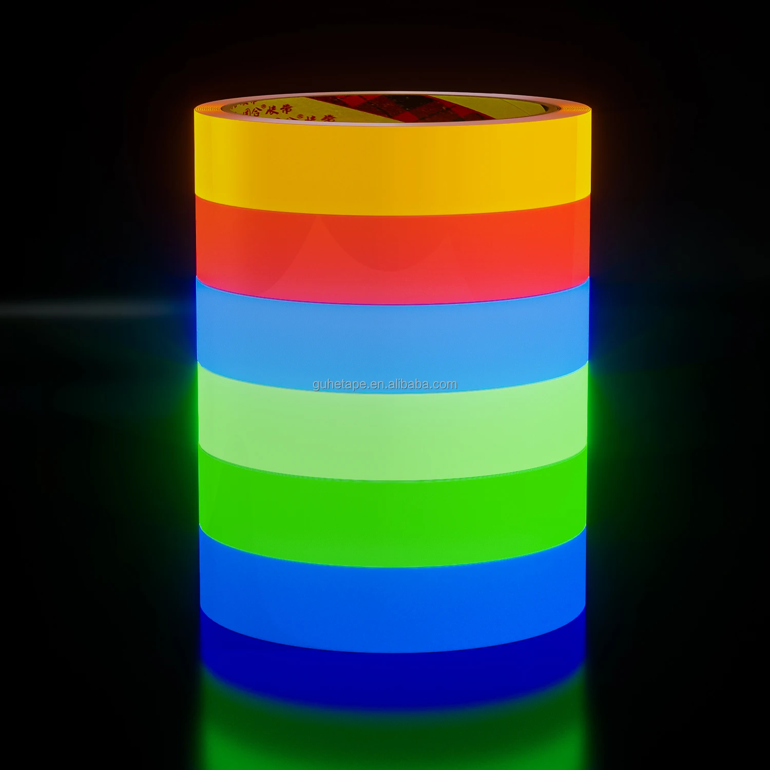 Purple Octopus Best Glow in The Dark Tape Bright Fluorescent Tape for Halloween,Outdoor, Night Decorations Safety Stairs Theater