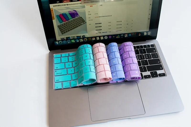 Силиконовая Защитная пленка для ноутбука mecbook Pro 13 дюймов 2020/16 дюймов 2019 дюймов