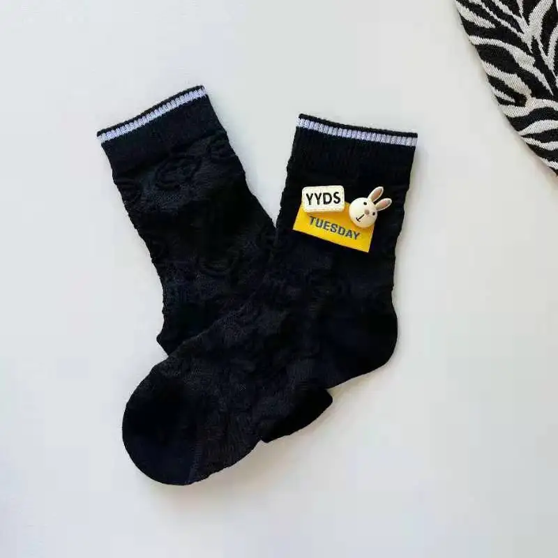 304Custom design hosiery pile hosiery woman