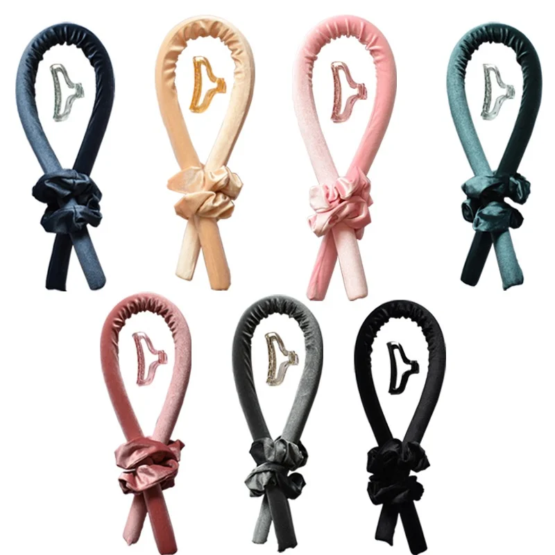 New Arrival Velvet Heatless Lazy Curling Iron Large Wave EVA Foam Sponge Hairdressing Curly Hairstick