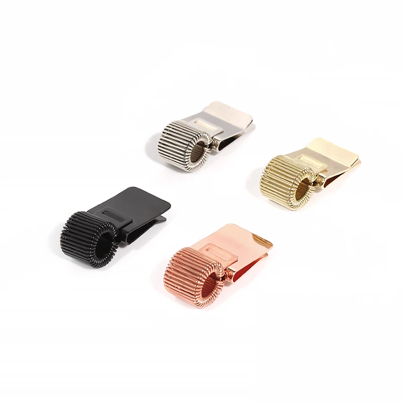 With Pocket Clip Office Supplies Notebooks Pen Holders  High Quality Metal Single Hole Spring Pen Holder