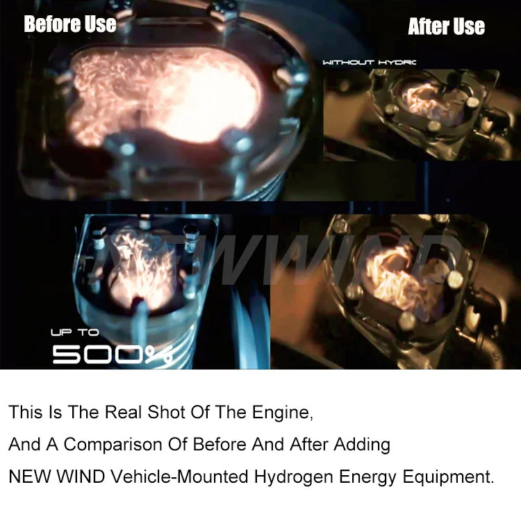 Portable New Energy Hydrogen Product Equipment Save 15%-20% Car Fuel Raise Car Speed To 10%~15% Fit To 1.7-2.6L For Ford Jeep