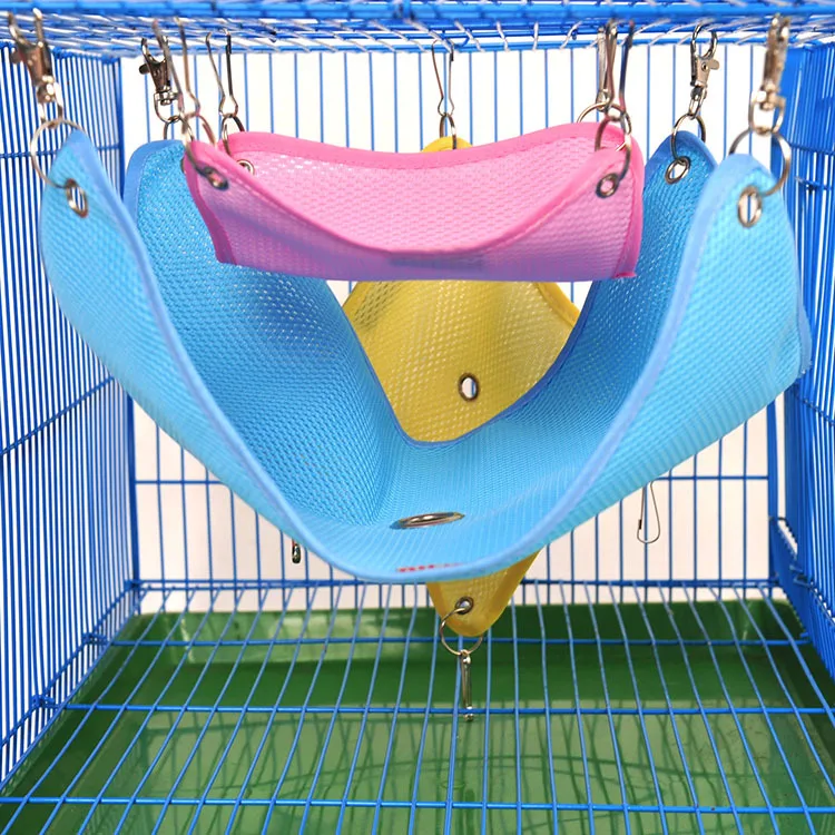 Hamster hammock pet supplies summer breathable mesh chinchilla squirrel hanging swing cat hammock