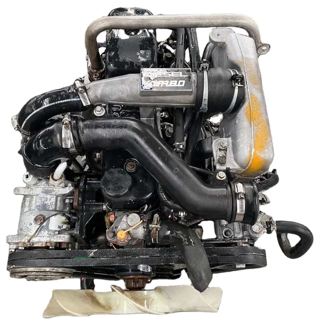 Pick up engine  4JB1T intercooler 4JB1TI used genuine engine motor