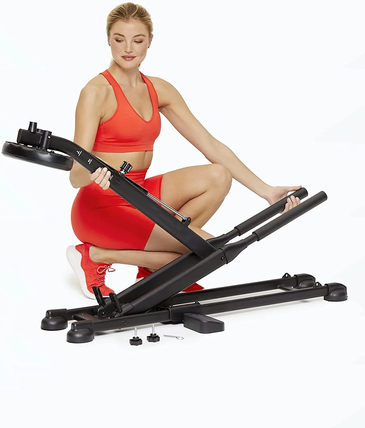Wellshow Sport Squat Machine Home Exercise Equipment for Sculpted Glutes and Core Easy Set Up Foldable Fitness Equipment |