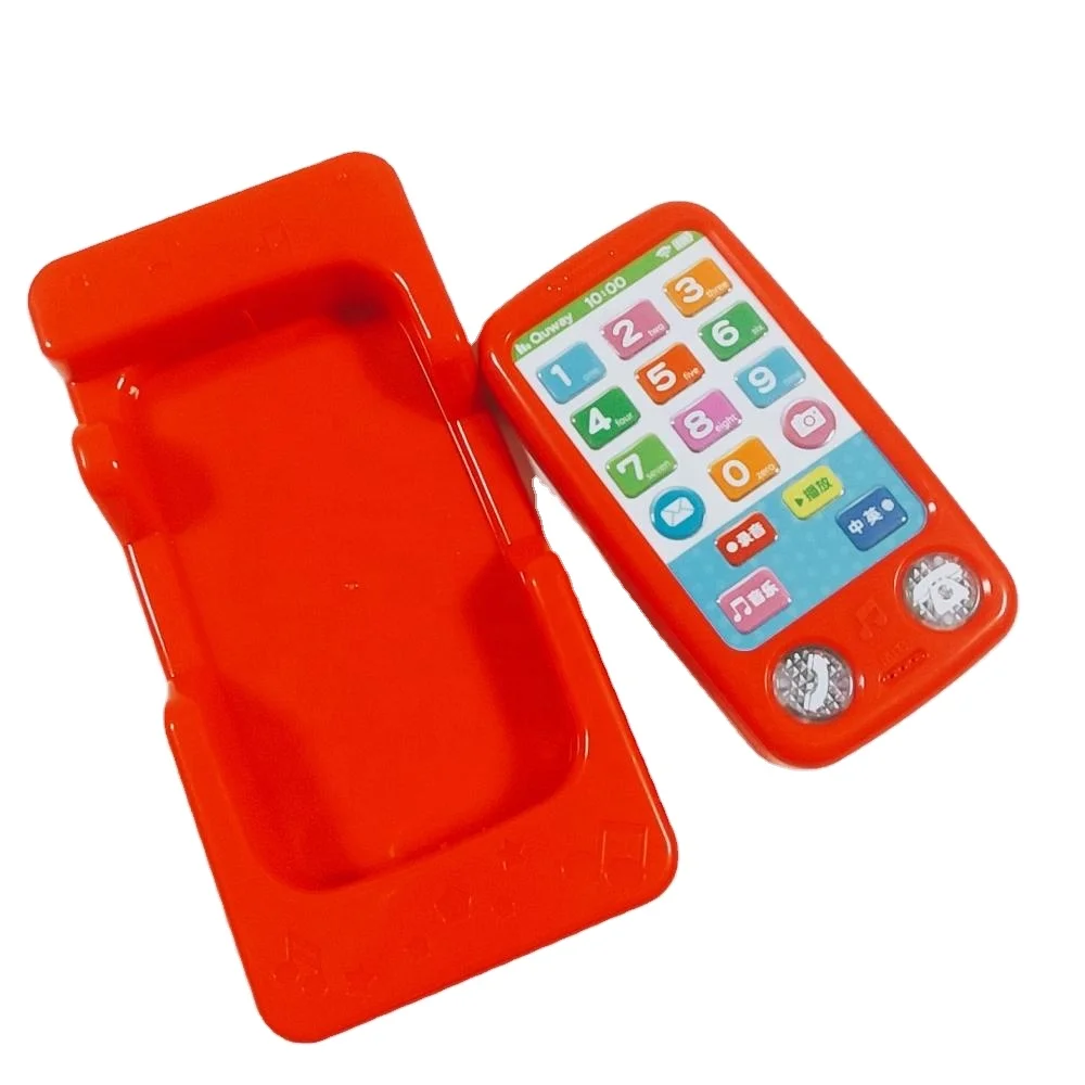 OEM/ODM educational early learning smart plastic electronic music toy mobile phone cellphone baby toy for kids