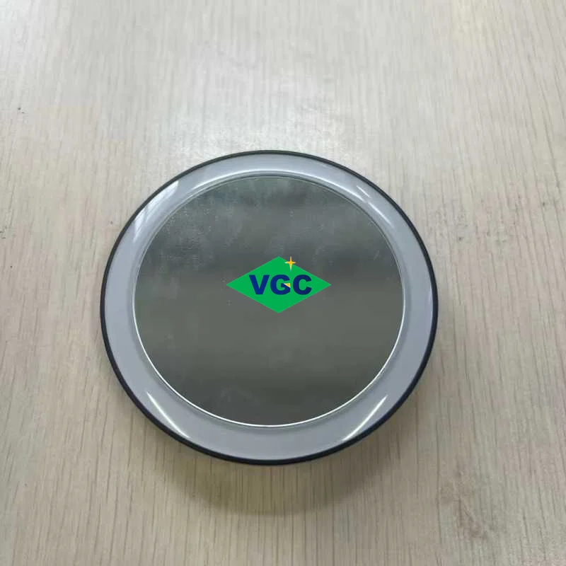 VGC China Triple Suction Cup Magnifying Mirror with Backlit LED Compact Portable Lighted Makeup Mirror for Bathroom or Travel