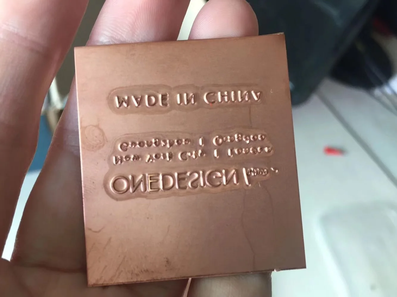 Zinc Plate Etching Machine for making hot stamping dies