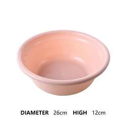 Multipurpose Colorful Eco-Friendly Household Round Durable Baby Plastic Basin Set Bath Plastic