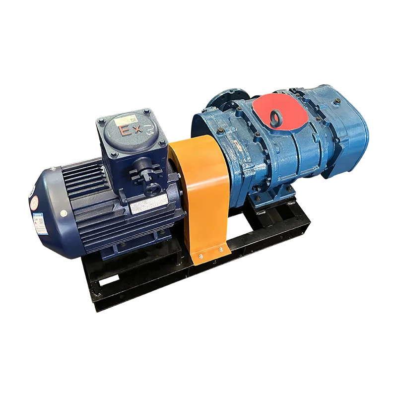 Good Quality Coupling Drive Three Lobes High Efficiency Turbo Air Compressor Roots Blower Vacuum Pump For Pneumatic Transmission