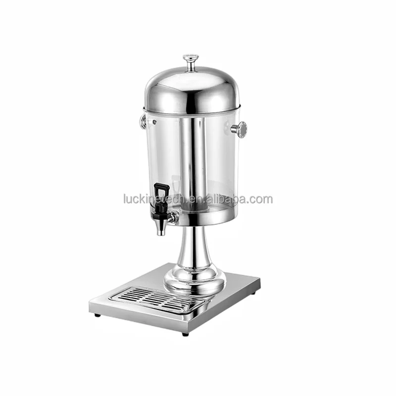 3L Beverage Container Ice water Beverage Dispenser Cold Water Kettle with Faucet Large Capacity Stainless Steel Beverage Pot