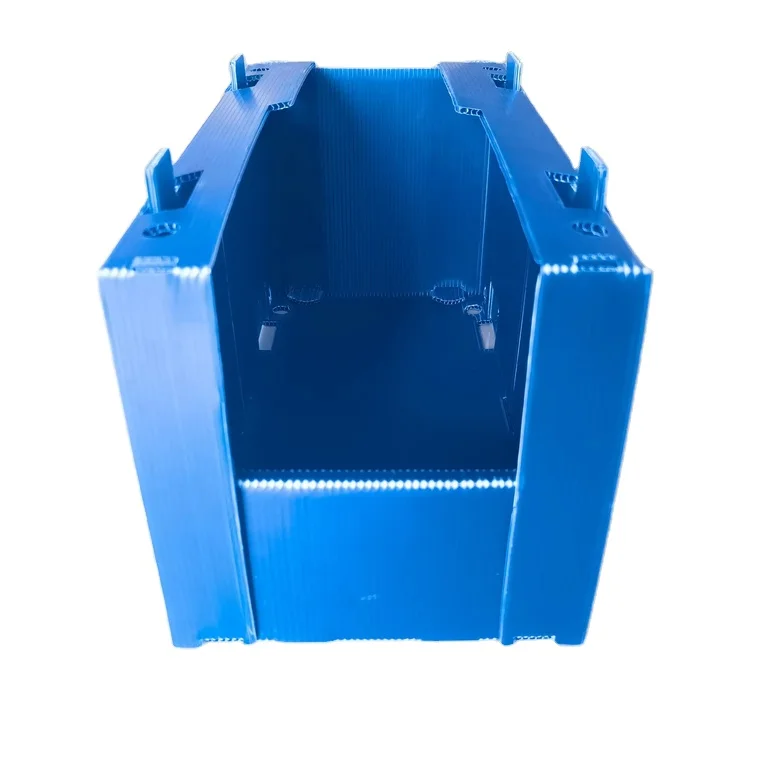 Hot Sale Foldable Correx Corflute Coroplast PP Corrugated Plastic Warehouse Clothes Storage Boxes, Stackable Pick Bins