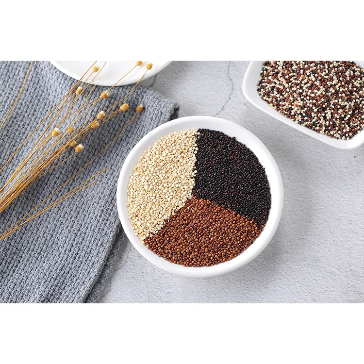 Made in China Superior Quality High Protein Black White Red with Mixed Tricolor Quinoa Grain