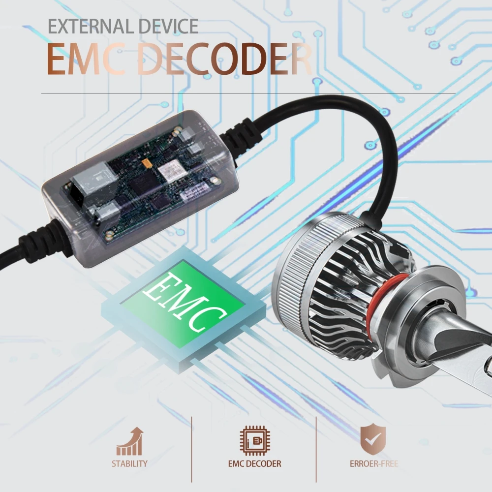 Ford H8 H3 Hot Selling UGF6 LED Car Light 12V 80V 18000LM 6500K 18000LM 6500K H4 H7 H11 9005 LED Para Auto VW Beetle Classic