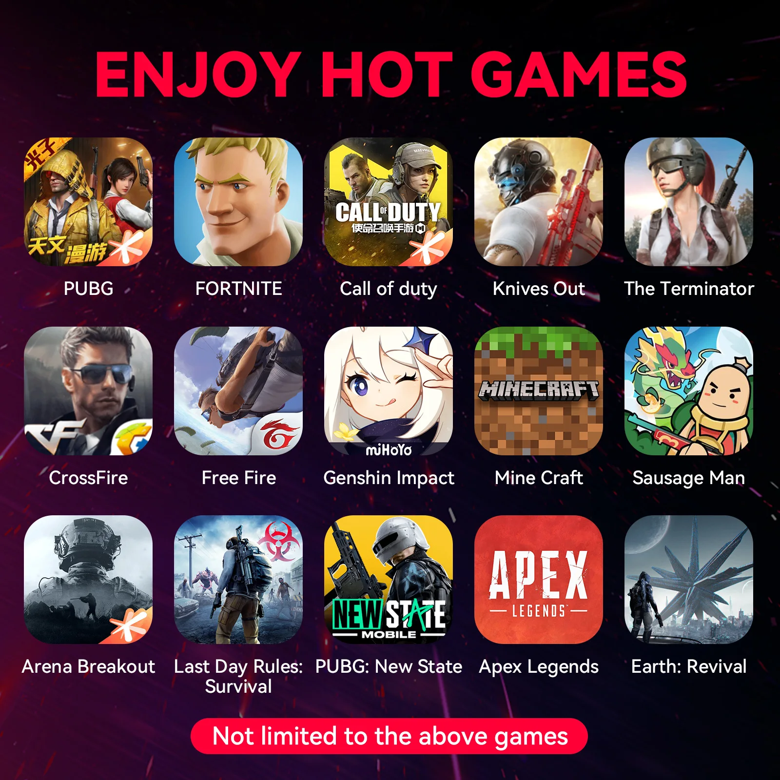 2024 New for  Android wireless bt connection usb adapter Keyboard Mouse sets For pubg Game