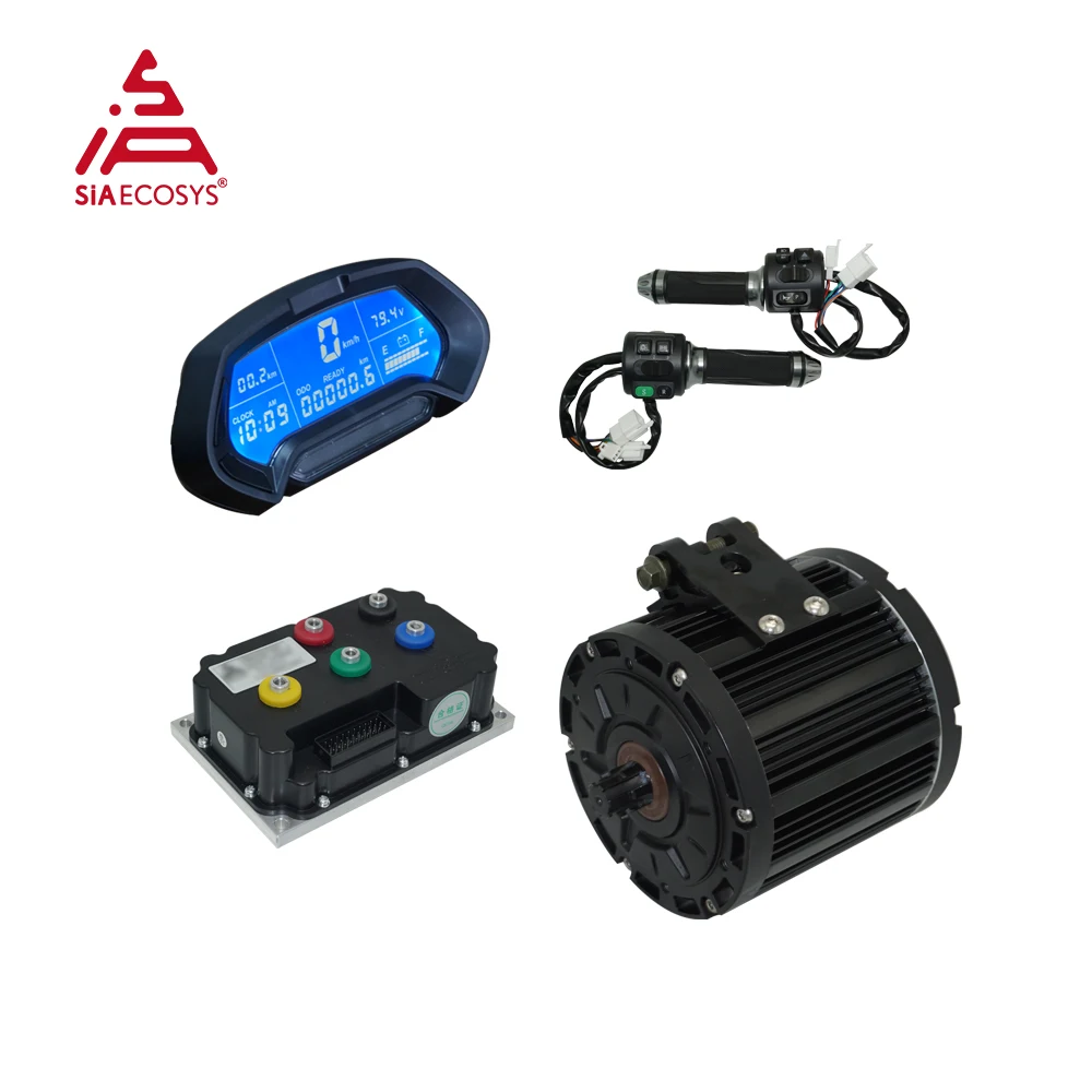 QSMOTOR QS138 3000W V1 V2 70H 72V 100KPH Mid Drive Motor conversion kit with Far Driver ND72530 Controller
