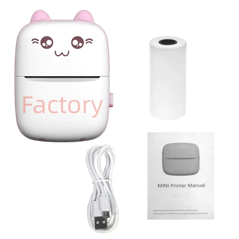 Mini Pocket Wireless Smart Inkless Printing Label Bluetooth Impresora Portatil Imprimante Portable Thermal Printer
