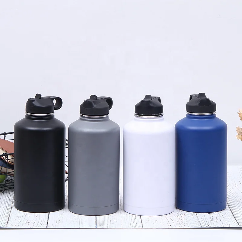 Wholesale Double Walled Stainless Steel Vacuum Insulated Large 2 Liter Thermos 2l Water Bottle