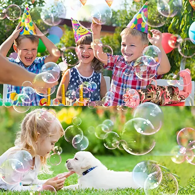 2021 Gatling Bubble Gun Toys Bubble Machine Electric Magic Bubble Bath Toys Wedding Toys Kids Gift