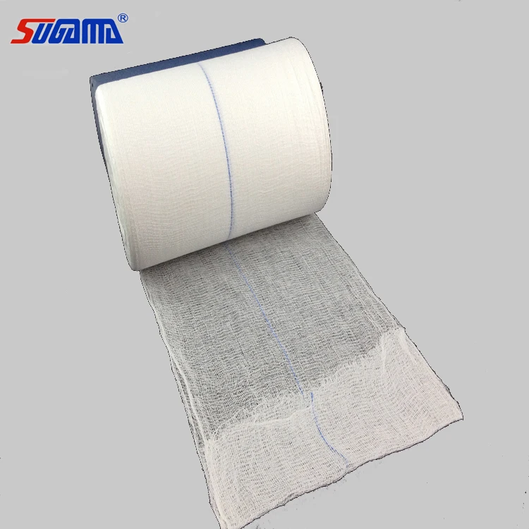 Different specifications jumbo medical surgical absorbent cotton gauze roll