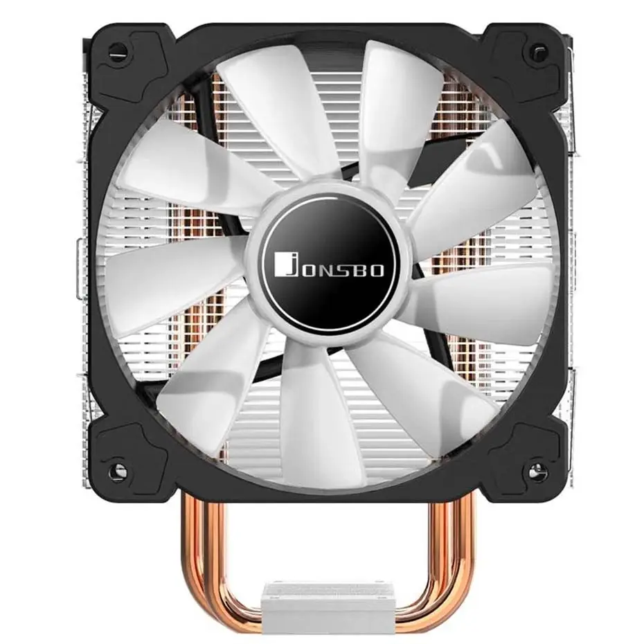 Intel 775 1155 1156 AMD CPU Cooler Jonsbo CR1000 4 Heatpipes 120mm LED RGB 4Pin PWM Cooling Fan