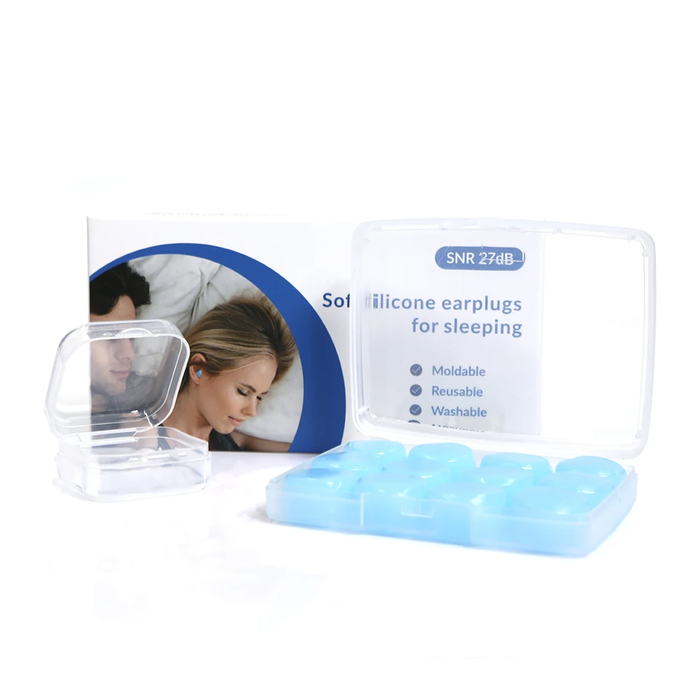 Sleeping Swimming Earplugs Silicone Mud Best Ear Plug soundproof earplugs