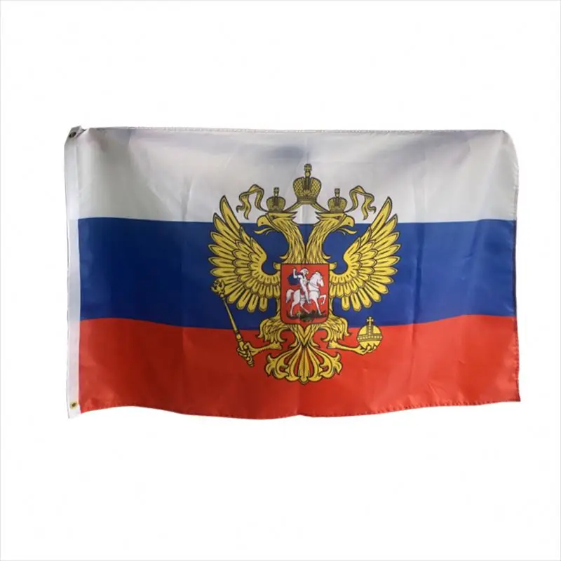 Russia Imperial Flag Double-Sided Outdoor Indoor Decorative Banner With 2 Brass Grommets 3X5 Feet  Fabric Flag Of Russia