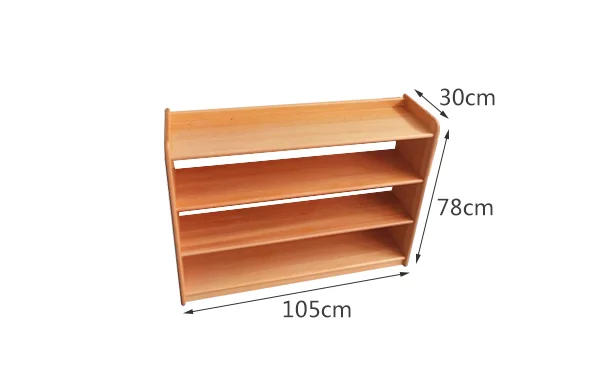 
Kids beechwood preschool furniture kindergarten montessori classroom Shelf for baby 