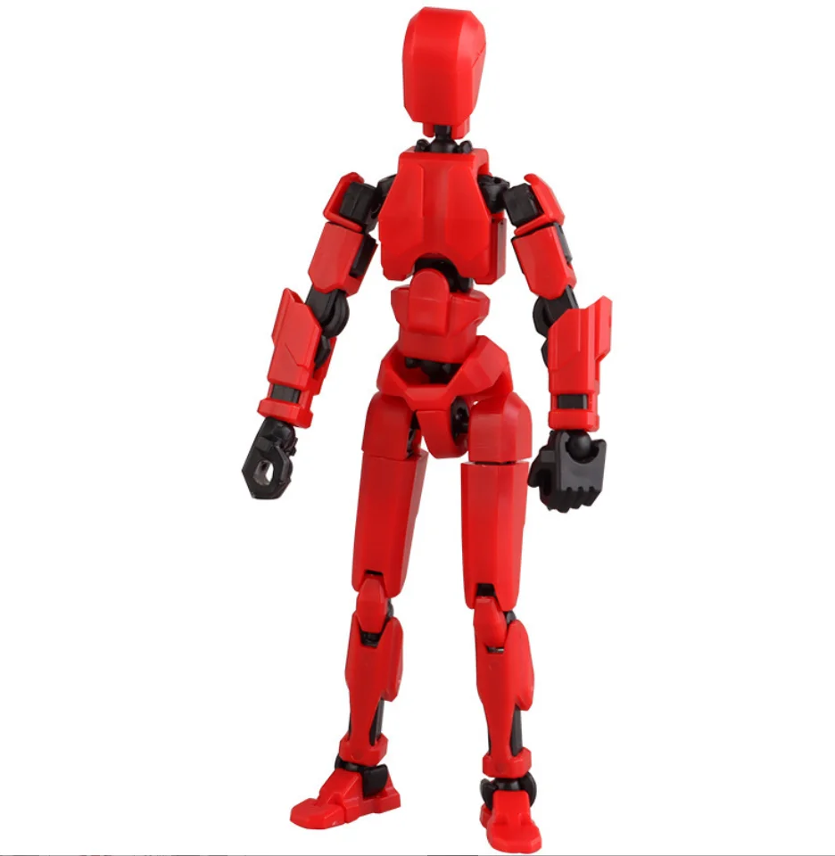 T13 Action Figure Set 3D Printed Multi-Jointed Movable  Robot Toy Full Body Mechanical Doll  for Game Lovers Kids Adult Gifts