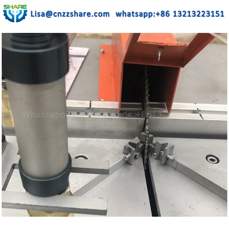 double angle cutter tool 45 degree angle cutting machine