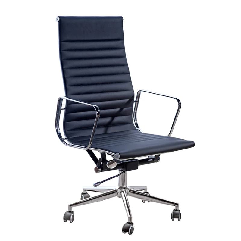 Высококачественный поворотный Эргономичный алюминиевый каркас роскошный кожаный офисный стул руководителя