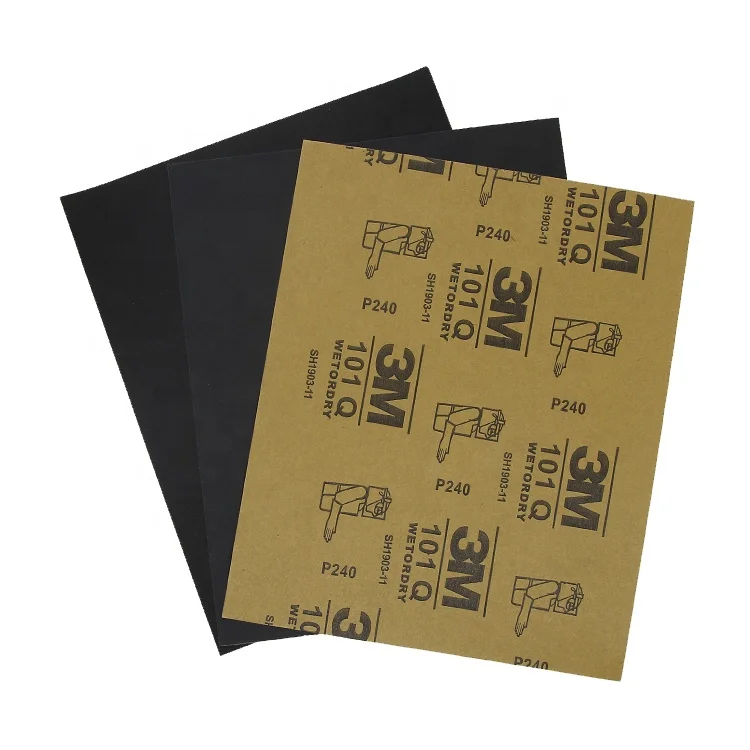 9X11 Water Proof 3m Abrasives Coated Paper Oem 3m Sand Paper Manufacturer Silicon Carbide Kraft Paper Resin Over Resin P60-P2000