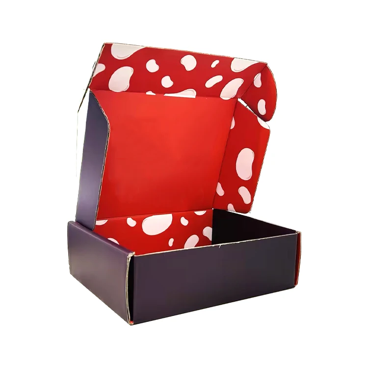 Custom Printing Hand Writing Corrugated Paper Cardboard Packaging Zipper Mailer Shipping Gift Box for Logistic