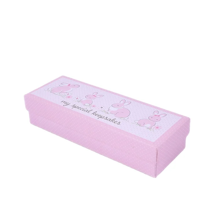 Customized printing cute packaging clothes sock box packaging for 1 set