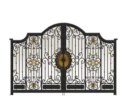 iron fancy gate boundary wall gate design