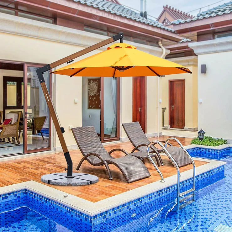 parasols umbrellas outdoor garden professionnel base umbrella automatico para coche exterior beach white parasol