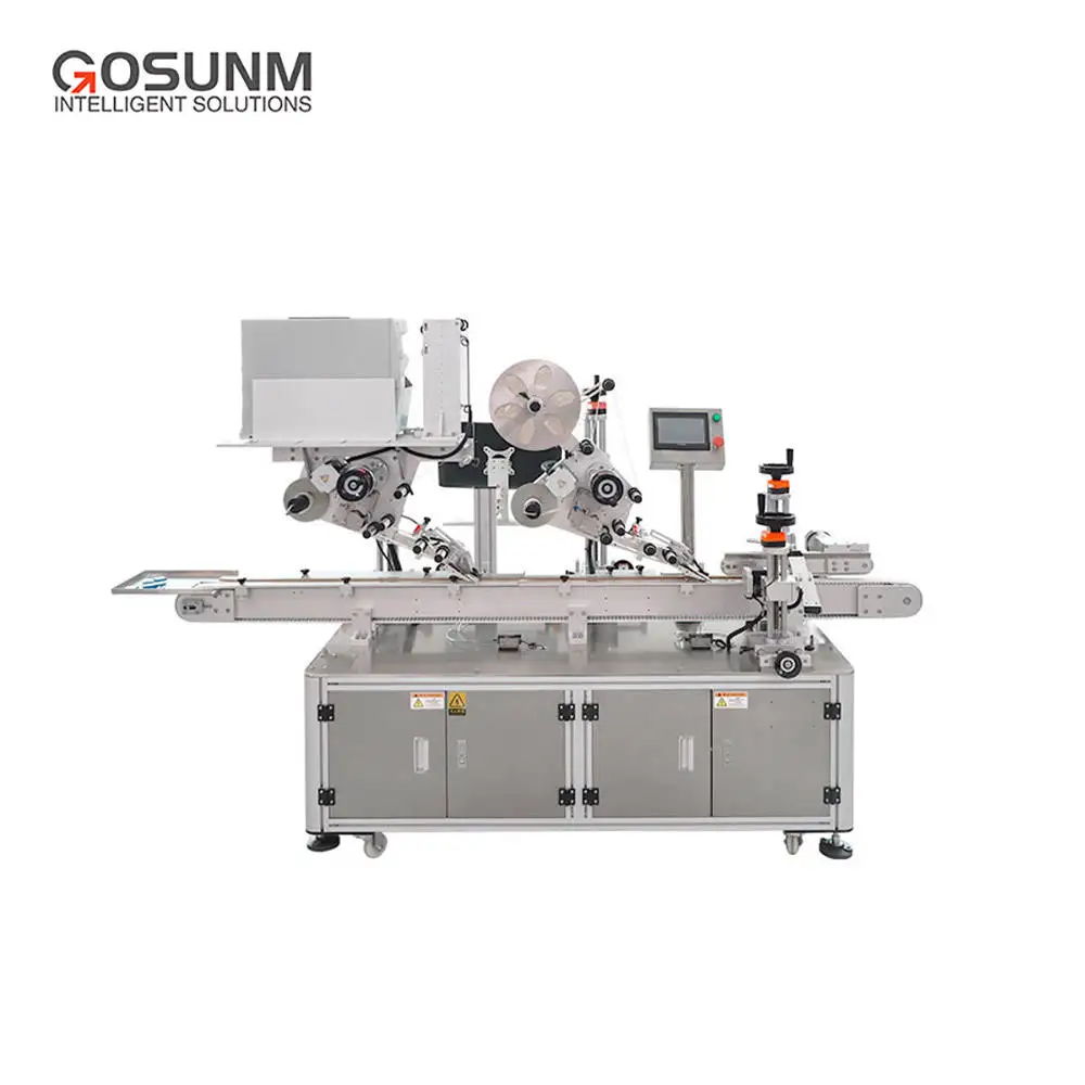 GOSUNM Adhesive Labeling Machine Hot Foil Label Printing Machine Labeling Machine For Jars Price